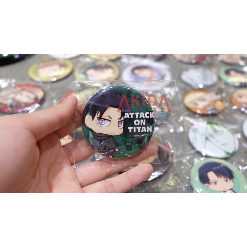 Huy hiệu cài áo Attack on titan/ đường kính 4cm