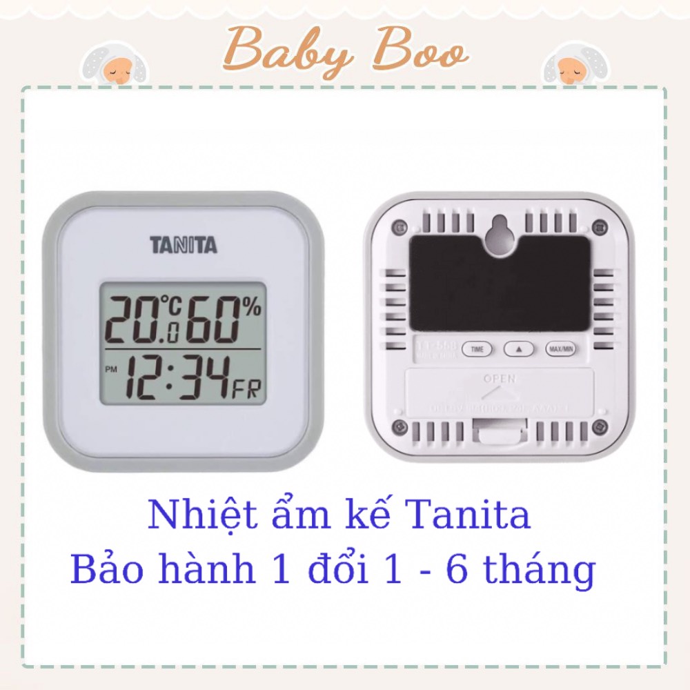 Nhiệt Ẩm Kế TANITA đo nhiệt độ và độ ẩm phòng ngủ [ babyboo ]