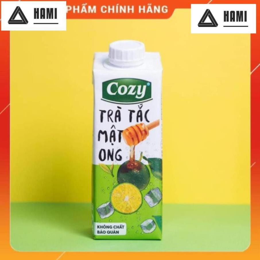 1 THÙNG Trà tắc Mật ong Trà Đào Sả Trà Vải Cozy