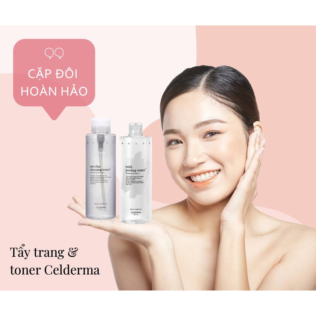 Toner Lột Nhẹ Mild Peeling Water Celderma