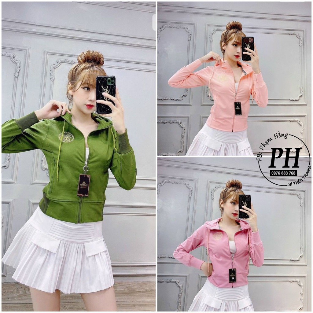 ÁO KHOÁC LỬNG THÊU CÓ NÓN PH.shop