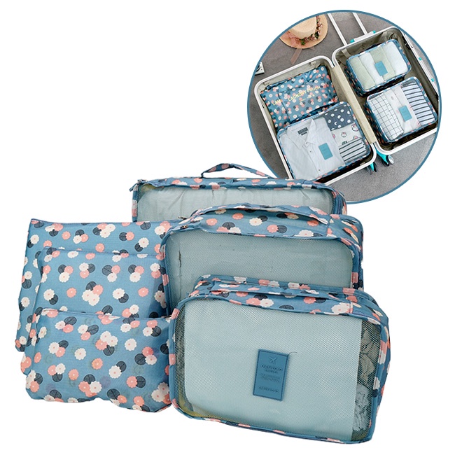 SÉT 6 TÚI ĐỰNG MỸ PHẨM DU LỊCH