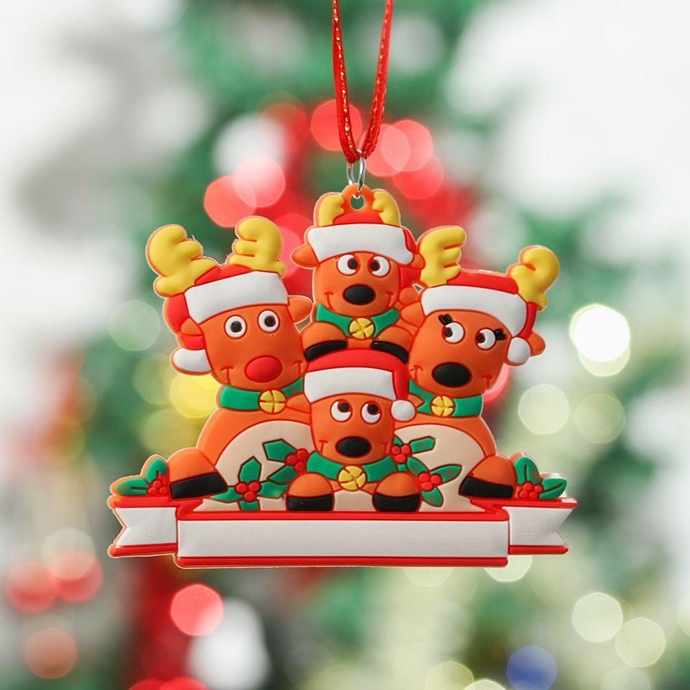 ESPO Phụ Kiện Treo Trang Trí Cây Thông Giáng Sinh Hình Tuần Lộc Dễ Thương