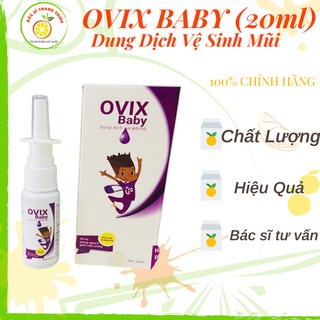 Dung dịch vệ sinh mũi Ovix Baby ( 20ml )