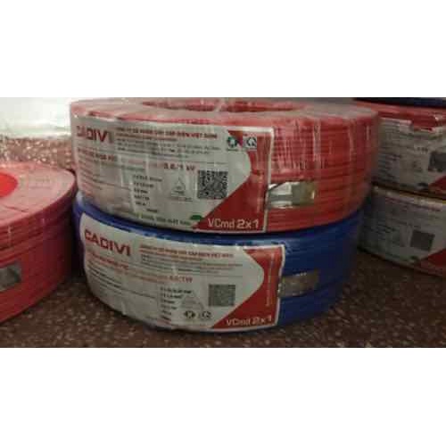 Dây điện cadivi đôi 2x1.0 - Vcmd2x1.0 - Cuộn 100 mét