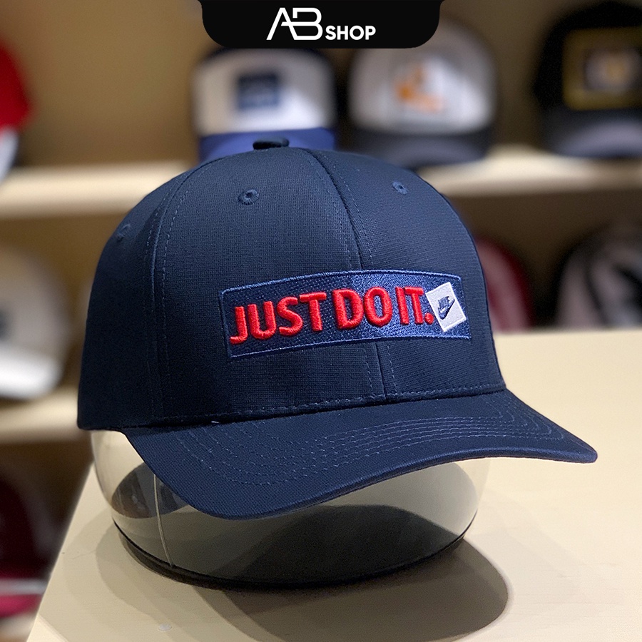 Mũ Lưỡi Trai Nike JDT Cao Cấp Màu Đen Xanh Chữ Đỏ AB-30180