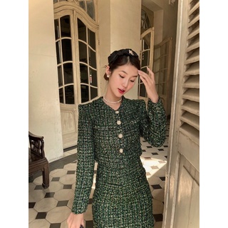 Set váy dạ tweed - gavin tweed set
