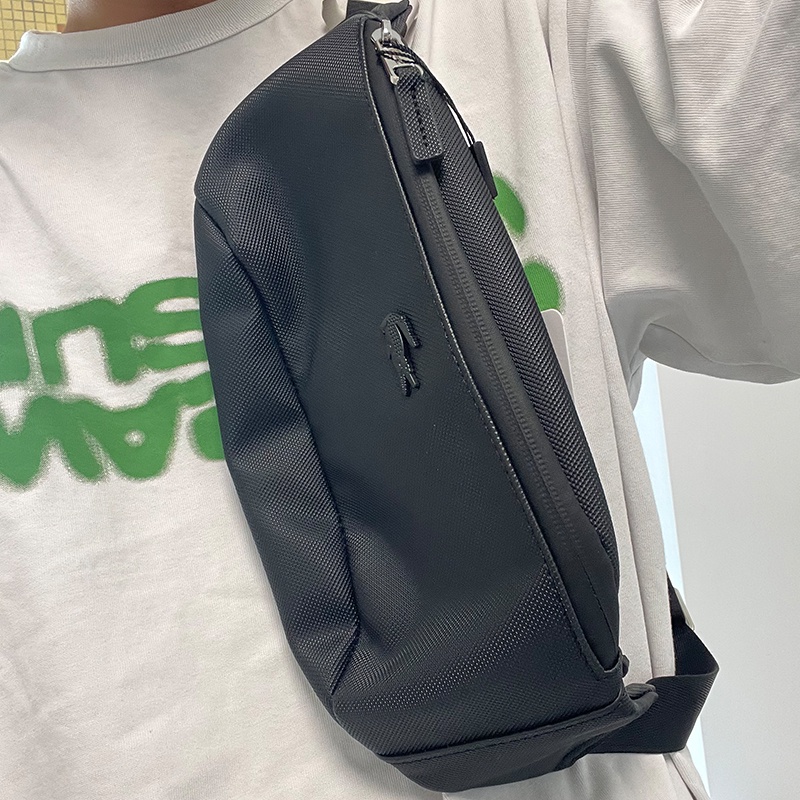 Lacoste Túi Đeo Chéo Ngực / Thắt Lưng Chất Lượng Cao Cá Tính Cho Nam
