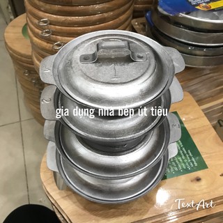 Nồi gang cạn kho thịt cá 4size