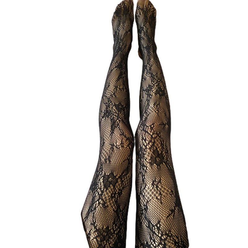 Youyo Quần Tất Lưới Xuyên Thấu Phối Ren Hoa Ngọt Ngào Phong Cách Lolita Cho Nữ