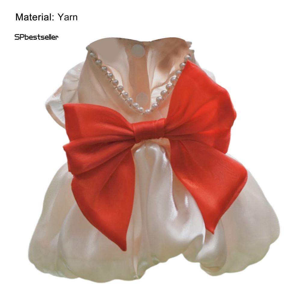 Đầm Chui Đầu Tay Phồng Thời Trang Cho Cún Cưng