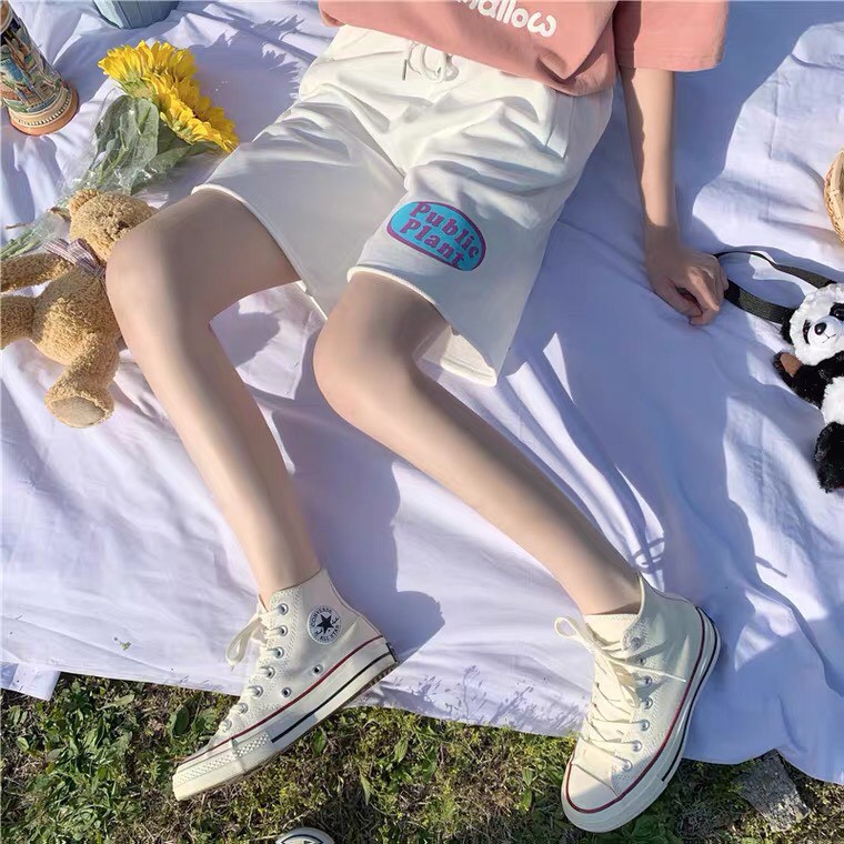 [Mã FAMAYWA giảm 10K đơn 50K] Quần Short Thun Nam Nữ Public Plant Unisex 2 màu Đen Trắng BC159 | BigBuy360 - bigbuy360.vn