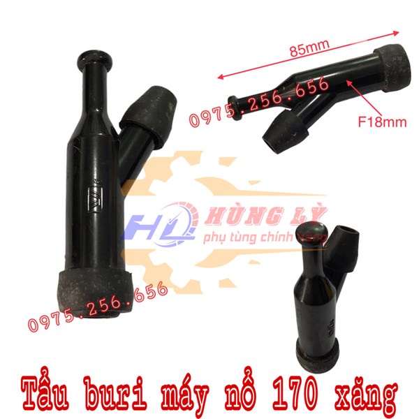 Tẩu buri máy nổ 170 xăng phụ tùng máy nông nghiệp phụ tùng Hùng Lỳ