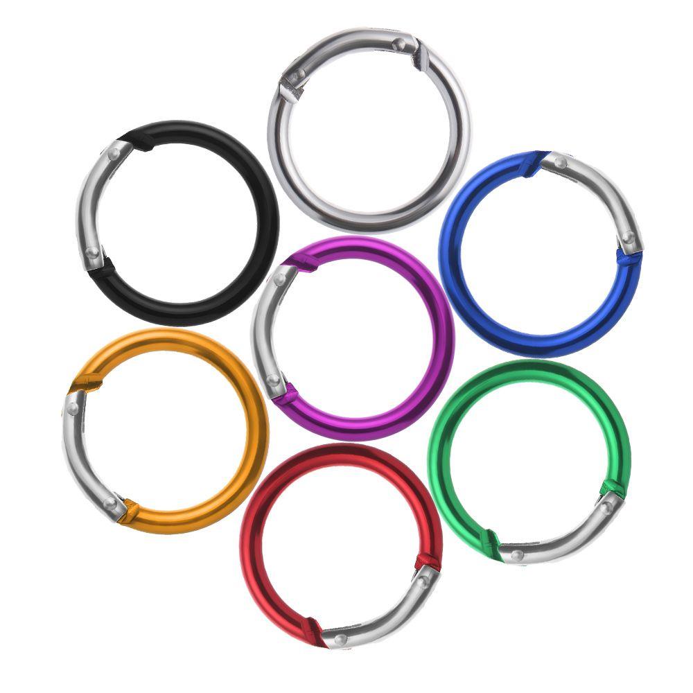 MUVAKO Set 5 Móc Tròn Kẹp Dây Đeo Túi Xách Tiện Lợi