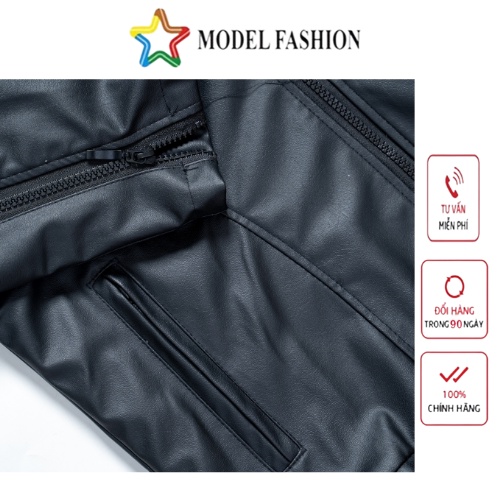 Áo khoác da nam lót lông cao cấp GaBo Fashion AKD112