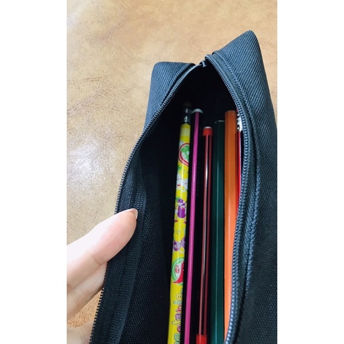 Túi đựng bút vải canvas trượt nước