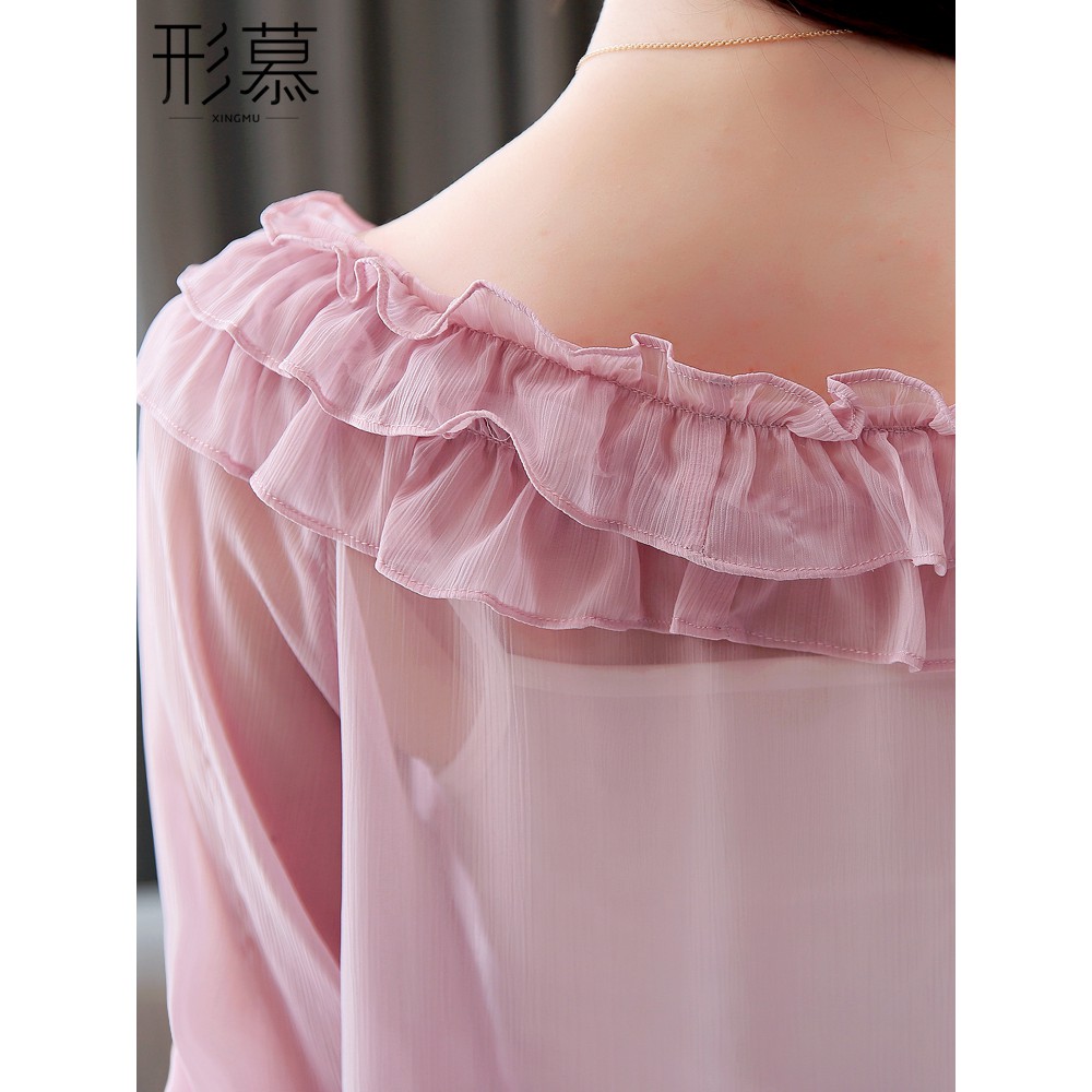 áo voan hở vai tiểu thư ngọt ngào quyến rũ