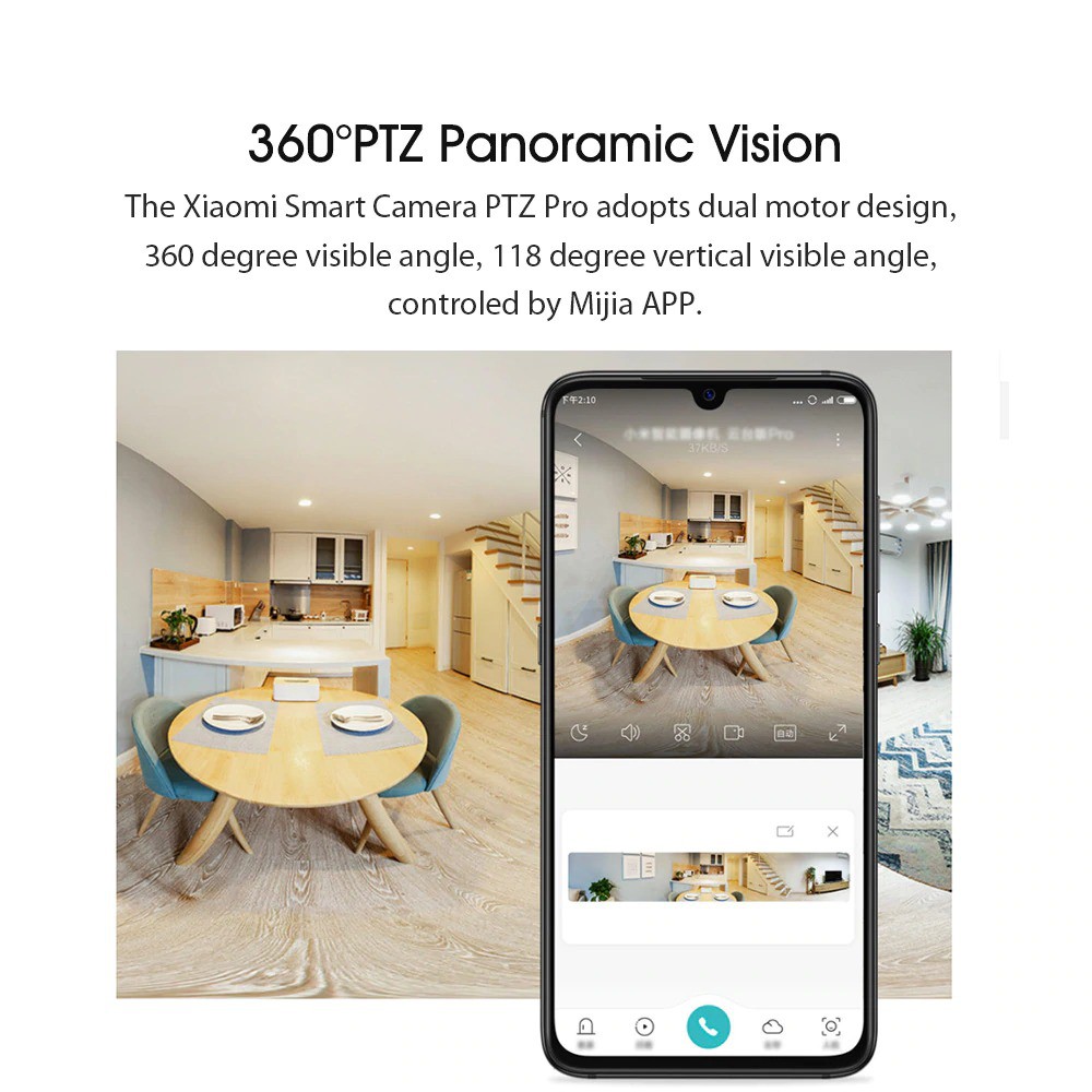 [CAM KẾT CHÍNH HÃNG] Camera quan sát Xiaomi xoay 360 2K Pro