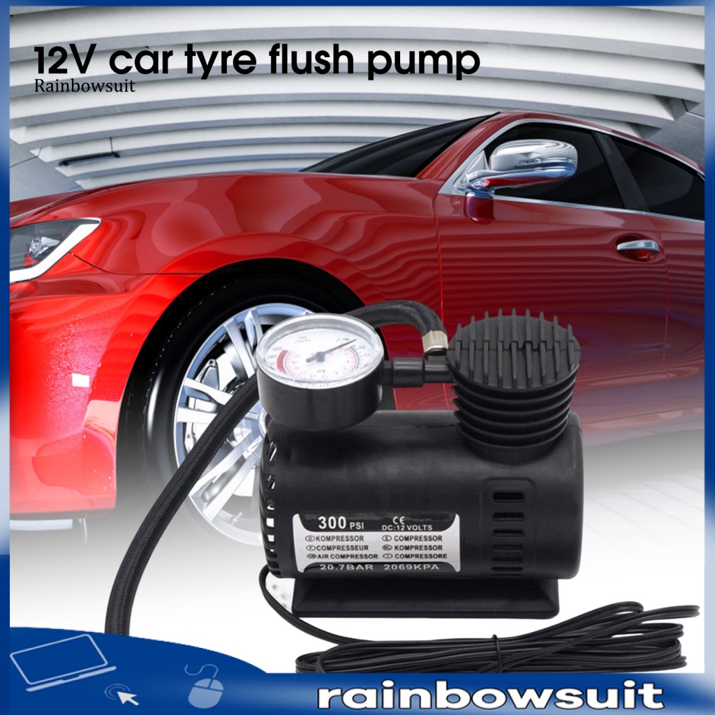 Máy Bơm Lốp Xe Hơi Chạy Điện Thiết Kế Nhỏ Gọn Tiện Dụng