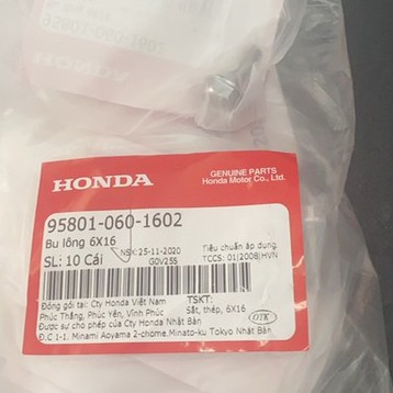 ỐC VỈ BÔ XE GA ZIN CHÍNH HÃNG HONDA