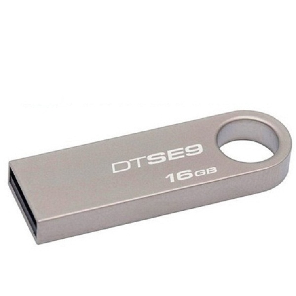 USB Kingston SE9 2.0 Thiết Kế Nhỏ Gọn, Vỏ Kim Loại, Chống Nước