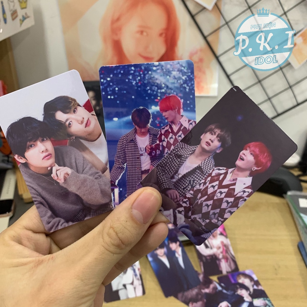 Sưu Tầm - Bộ 18 Card Đôi V x JungKook Siêu Nét - Thích Hợp Làm QUÀ TẶNG ĐẶC BIỆT