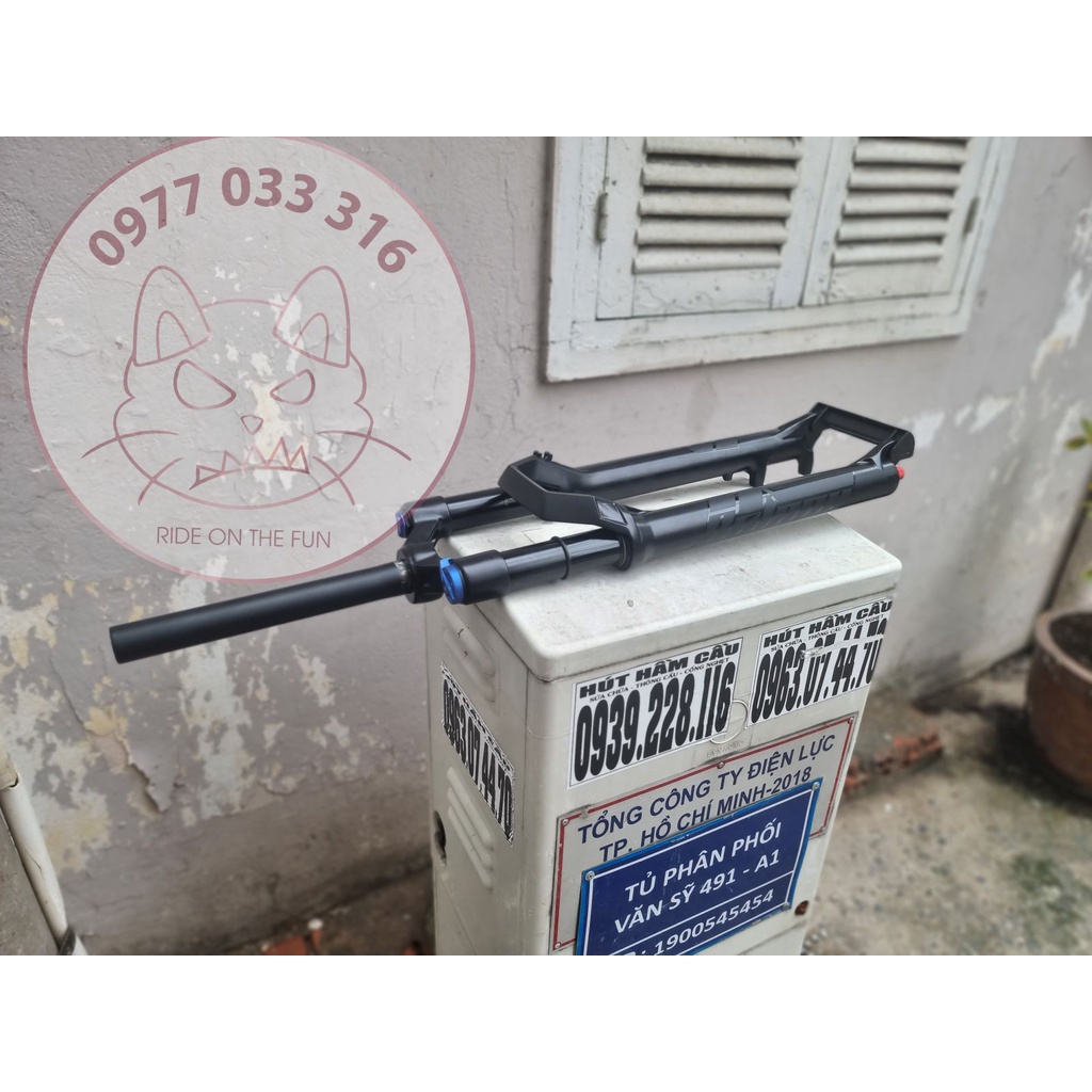 DONGCHONBIKE_ Phuộc Hơi cổ thẳng QR Bolany 27.5" & 29"