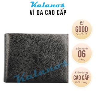 Ví nam da bò cao cấp Kalanos KBN010, Ví da bò cao cấp may tay
