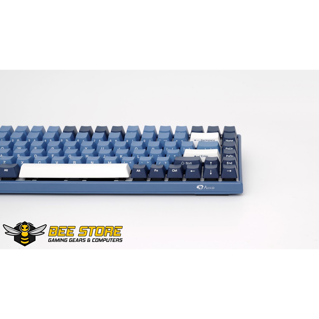 Bàn phím cơ AKKO 3084 OceanStar | Keycap PBT | 84 phím | Tặng kèm 8 keycap