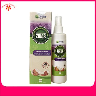 xịt muỗi thảo dược hãng Zikas