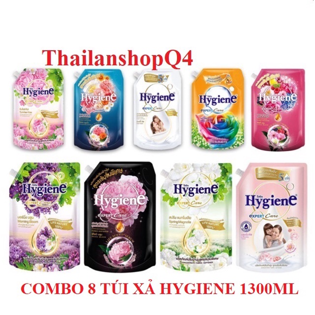 HCM- Combo 8 túi nước xả Hygiene túi 1150ml/1300ml * 8 túi