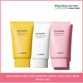 Kem chống nắng siêu lành tính the saem eco earth power sun cream spf50+ pa++++