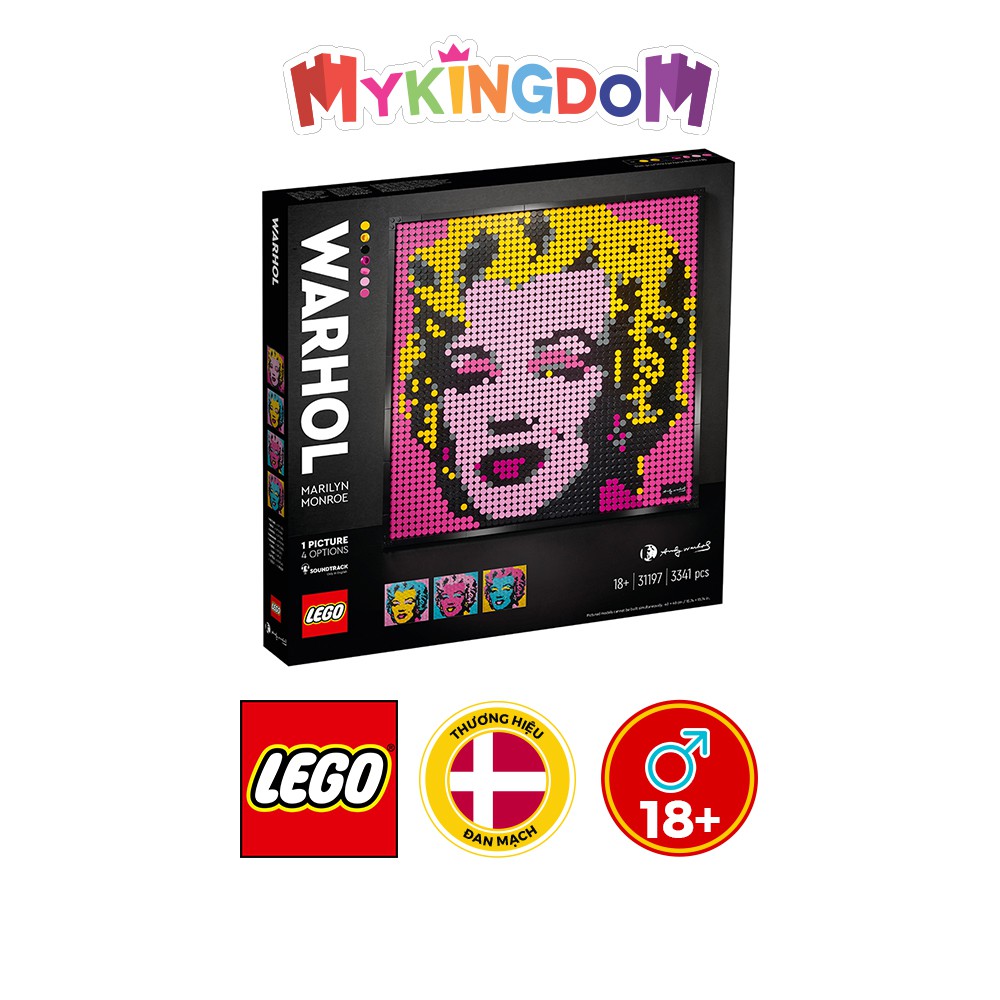 Đồ Chơi LEGO Tranh Lắp Ráp Lego Andy Warhol'S Marilyn Monroe 31197