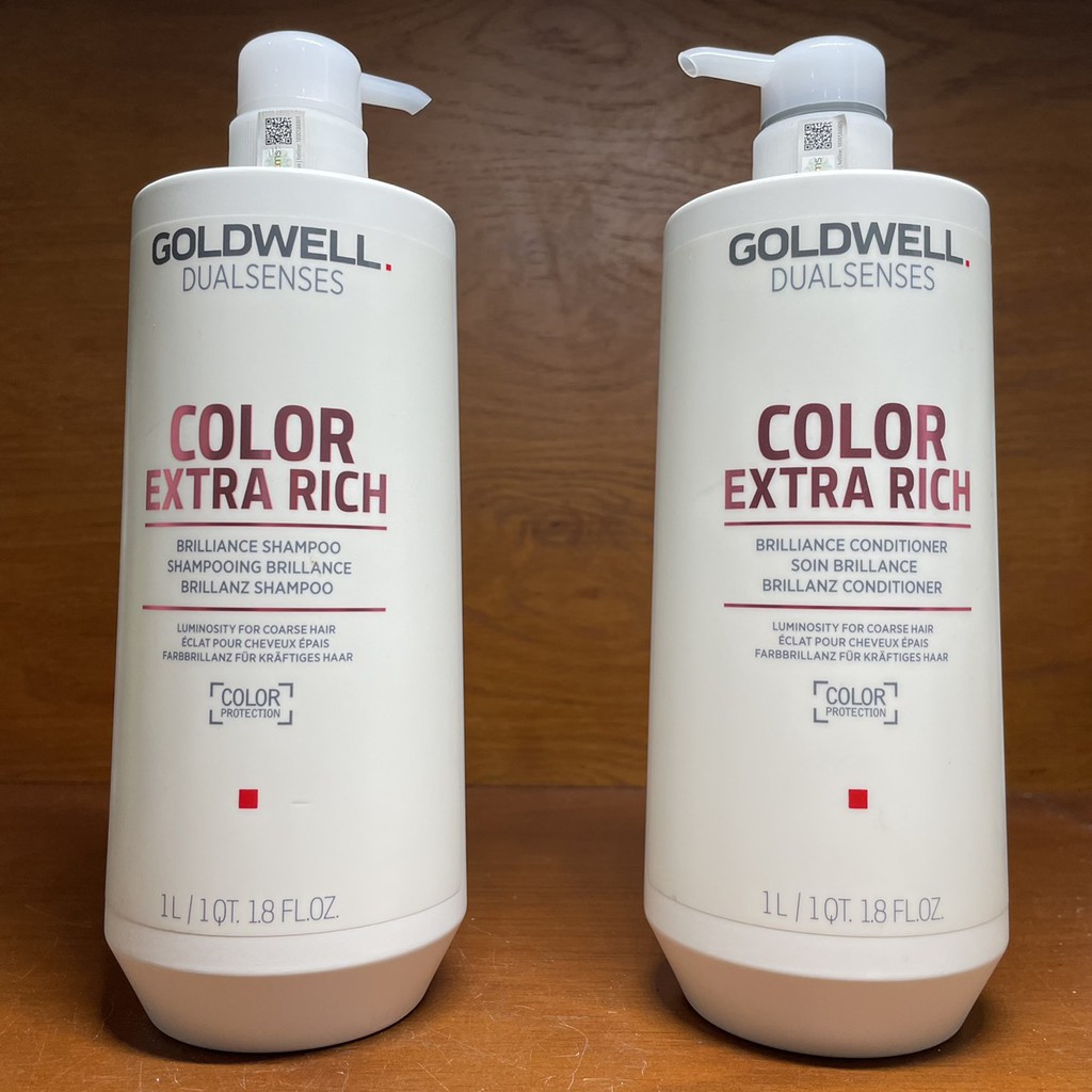 🇩🇪 Cặp gội xả giữ màu tóc nhuộm Goldwell Dualsenses Color Extra Rich Brilliance 1000mlx2