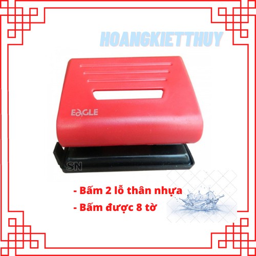 Bấm 2 lỗ Eagle 837 thân bằng nhựa