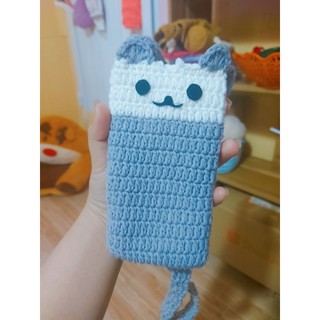 Túi đựng điện thoại bằng len