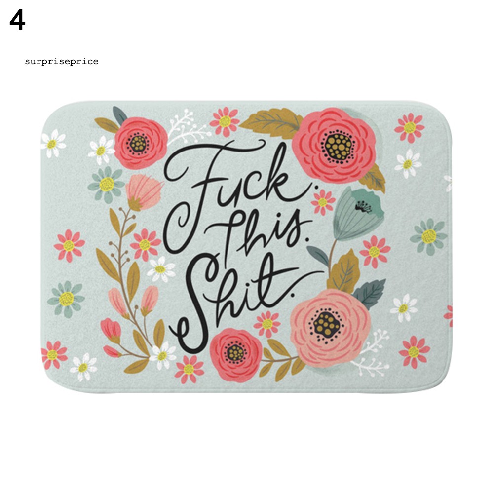 Thảm trải sàn chống trượt in hình hoạt hình xinh xắn