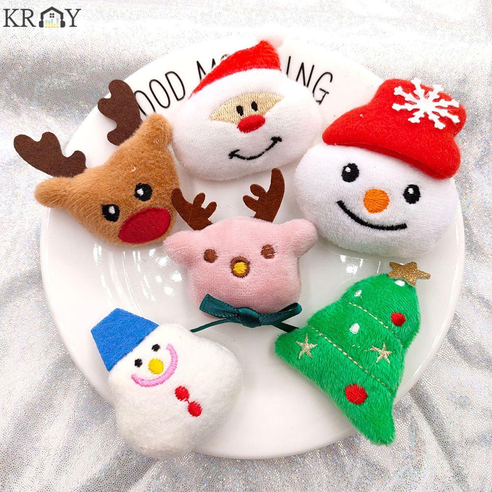 Ghim cài áo trang trí giáng sinh hình ông già noel hoạt hình DIY