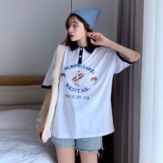 Áo thun nữ có cổ cộc tay ❤️ áo phông nữ polo siêu đẹp