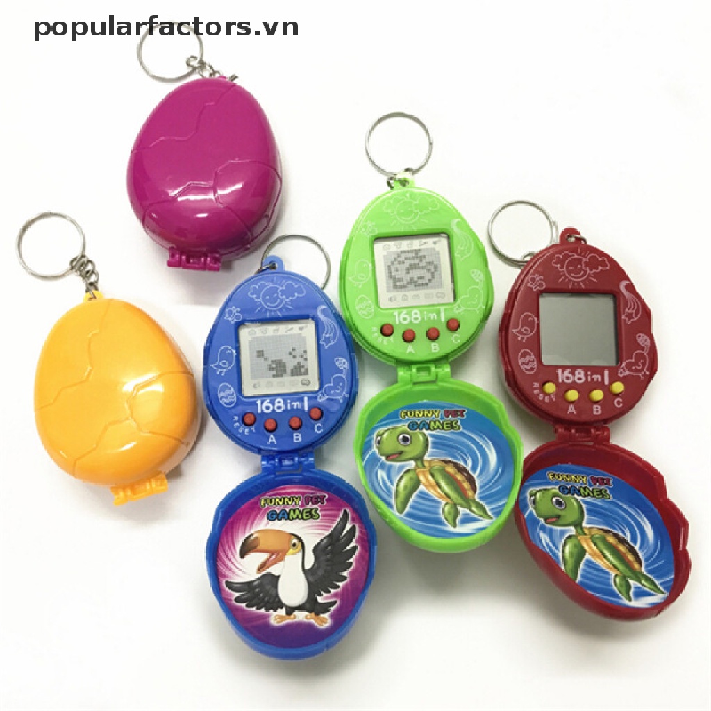 [Phổ Biến] Đồ Chơi Máy Nuôi Thú Ảo Tamagotchi Có Móc Khóa Nhỏ Gọn Ngẫu Nhiên