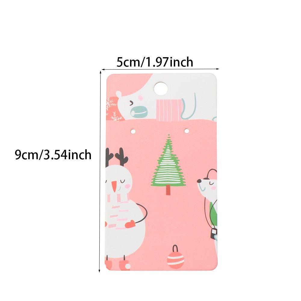 PINEVN Set 100 Tấm Thẻ Giấy Trưng Bày Bông Tai DIY