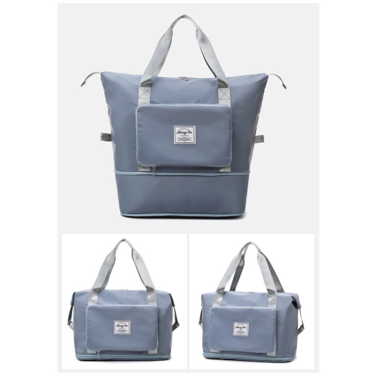 Túi Xách Du Lịch 2 Tầng Có Thể Gấp Gọn🍒 FREESHIP🍒Balo Du Lịch 2 Tầng Đựng Đồ Đa Năng Nhiều Ngăn Rộng Rãi