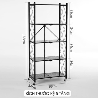 Kệ sắt gấp gọn, kệ sắt để đồ đa năng