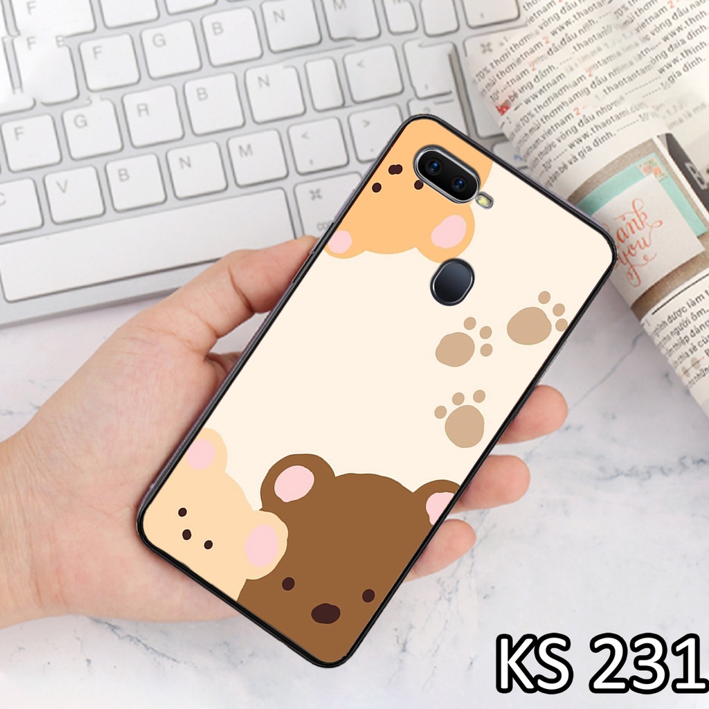 Ốp lưng Oppo F1 - Oppo F3 - Oppo F5 - Oppo F7 - Ốp in hình gấu bear ngộ nghĩnh