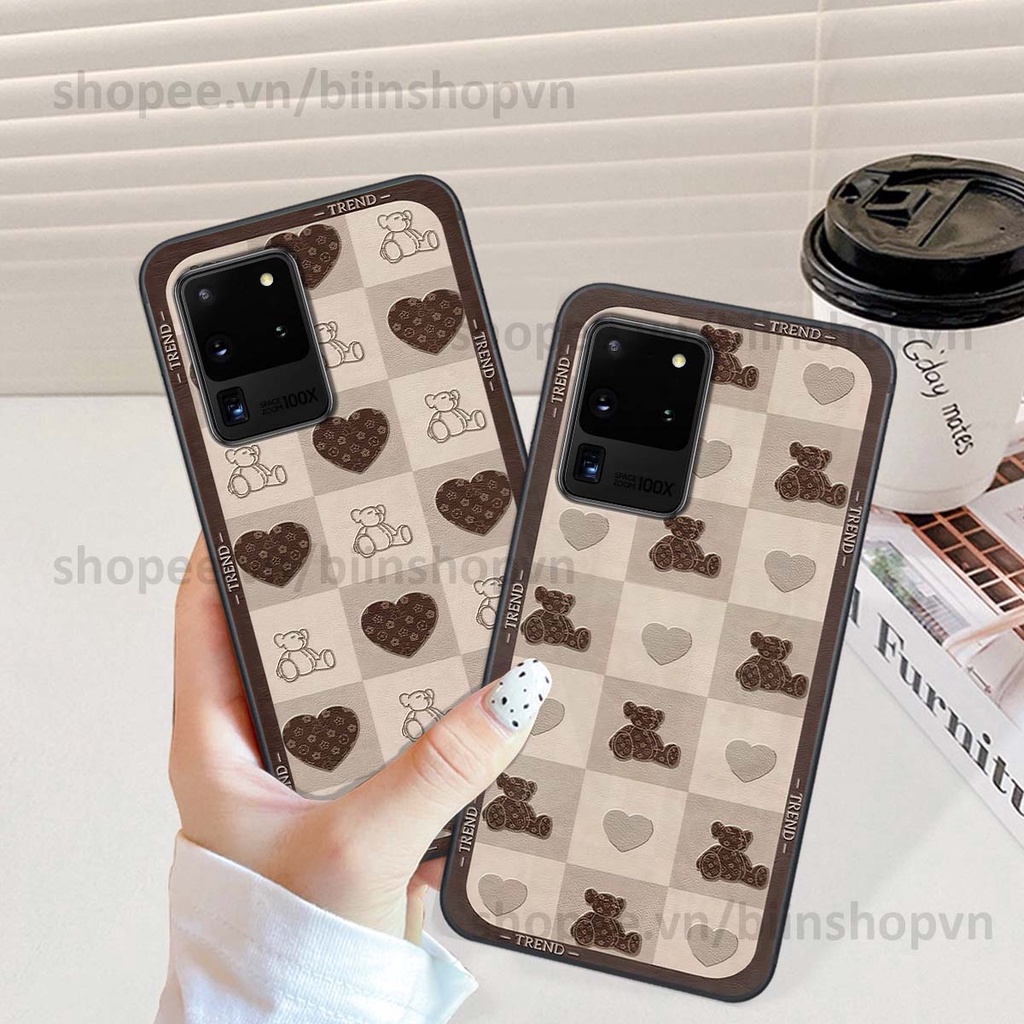 Ốp Samsung S20 Ultra caro trái tim nhiều màu sắc, đầy cá tính, khẳng định phong cách
