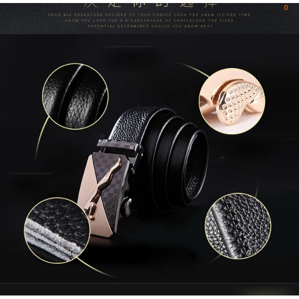 Thắt lưng nam chất liệu da bò cao cấp Onimax MB003