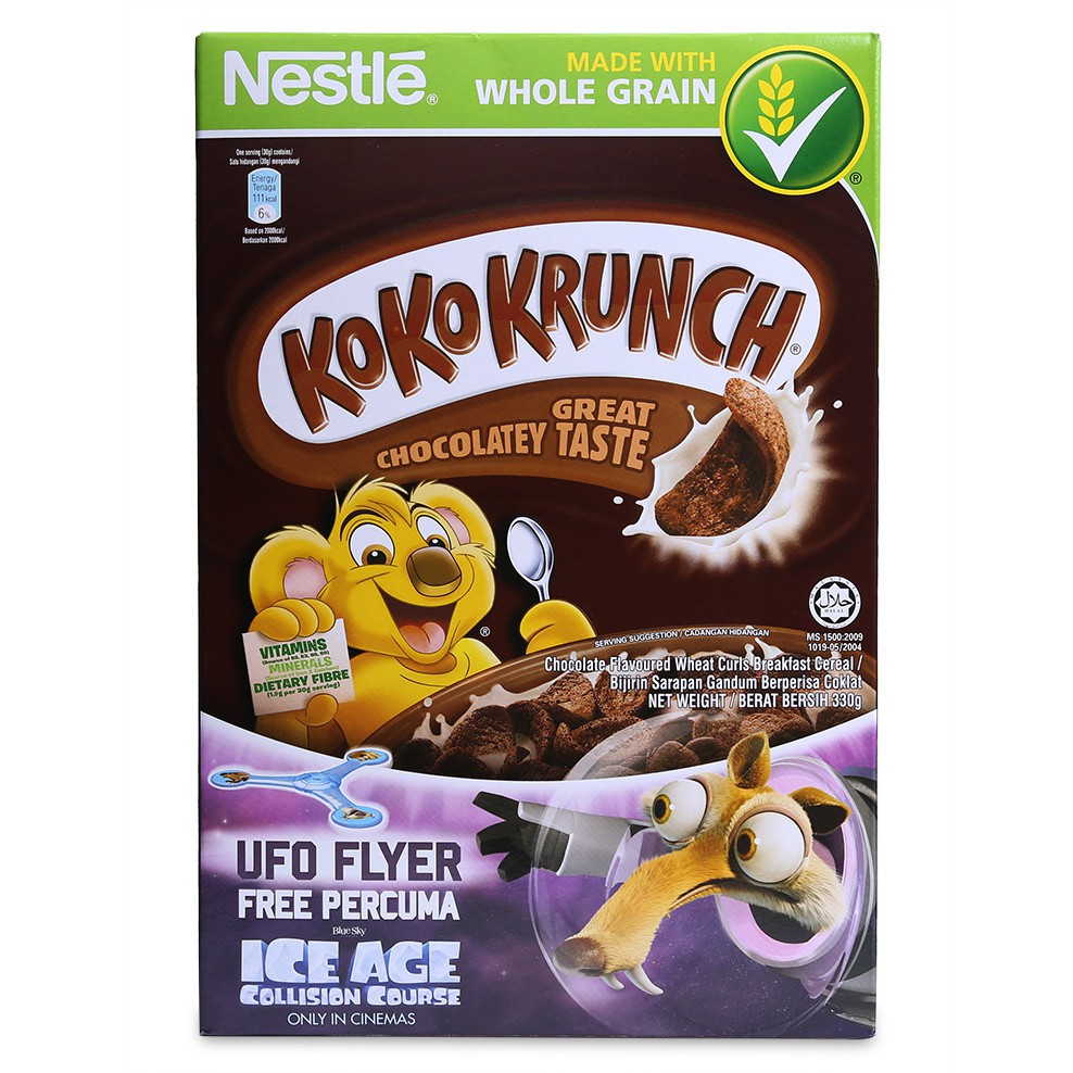 Ngũ Cốc Ăn Sáng Nestle Koko Krunch Hộp 330G LL2.11