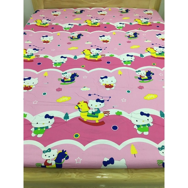 Ga lẻ drap 100% cotton in logo cty chính hãng 1m6x2m & 1m8x2m