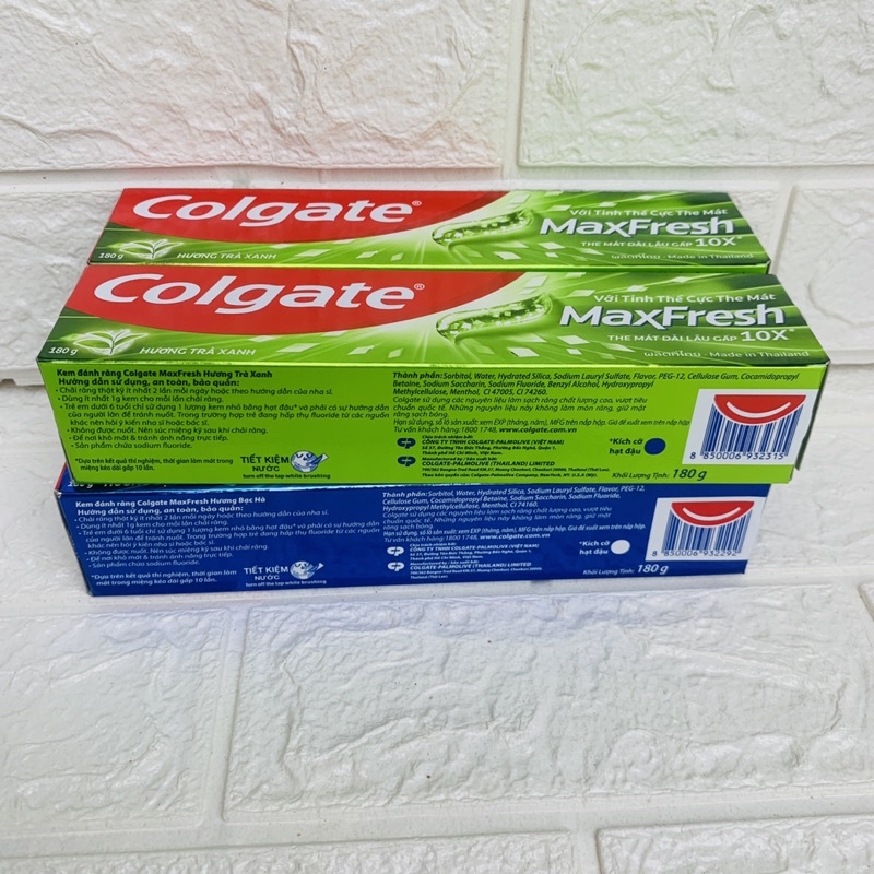 Kem Đánh Răng Colgate Max Fresh 180G Hương Bạc Hà/trà xanh