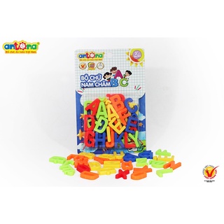 Bộ Chữ Nam Châm ABC Chính Hãng Antona Cho Bé Làm Quen Với Chữ Cái Và Tập Ghép Vần
